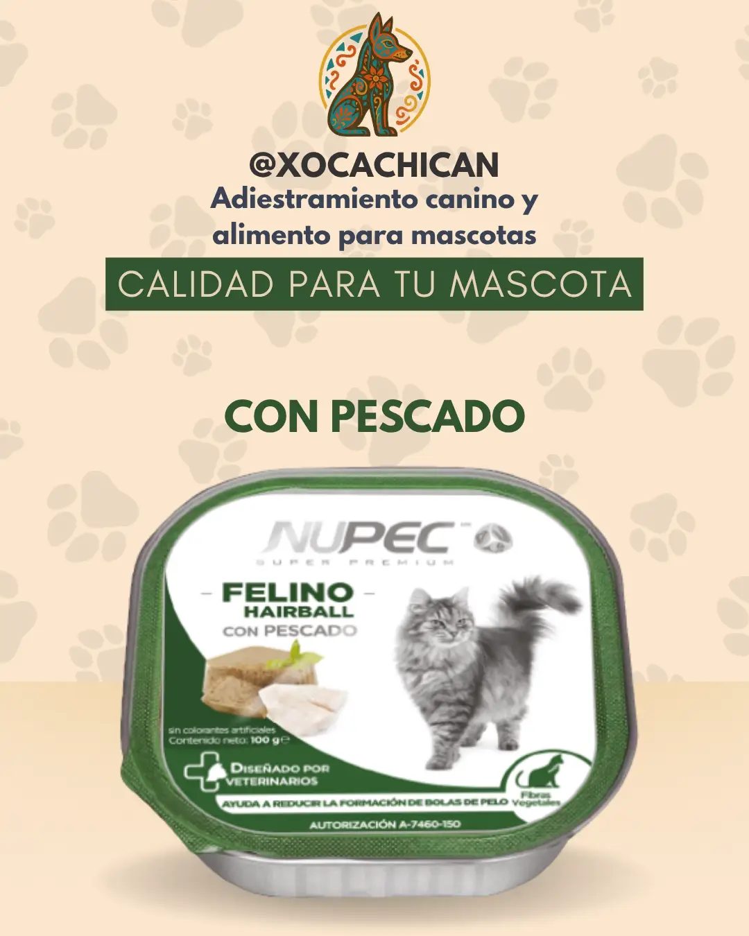 NUPEC Húmedo Felino Hairball